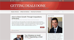 Desktop Screenshot of gettingdealsdone.net